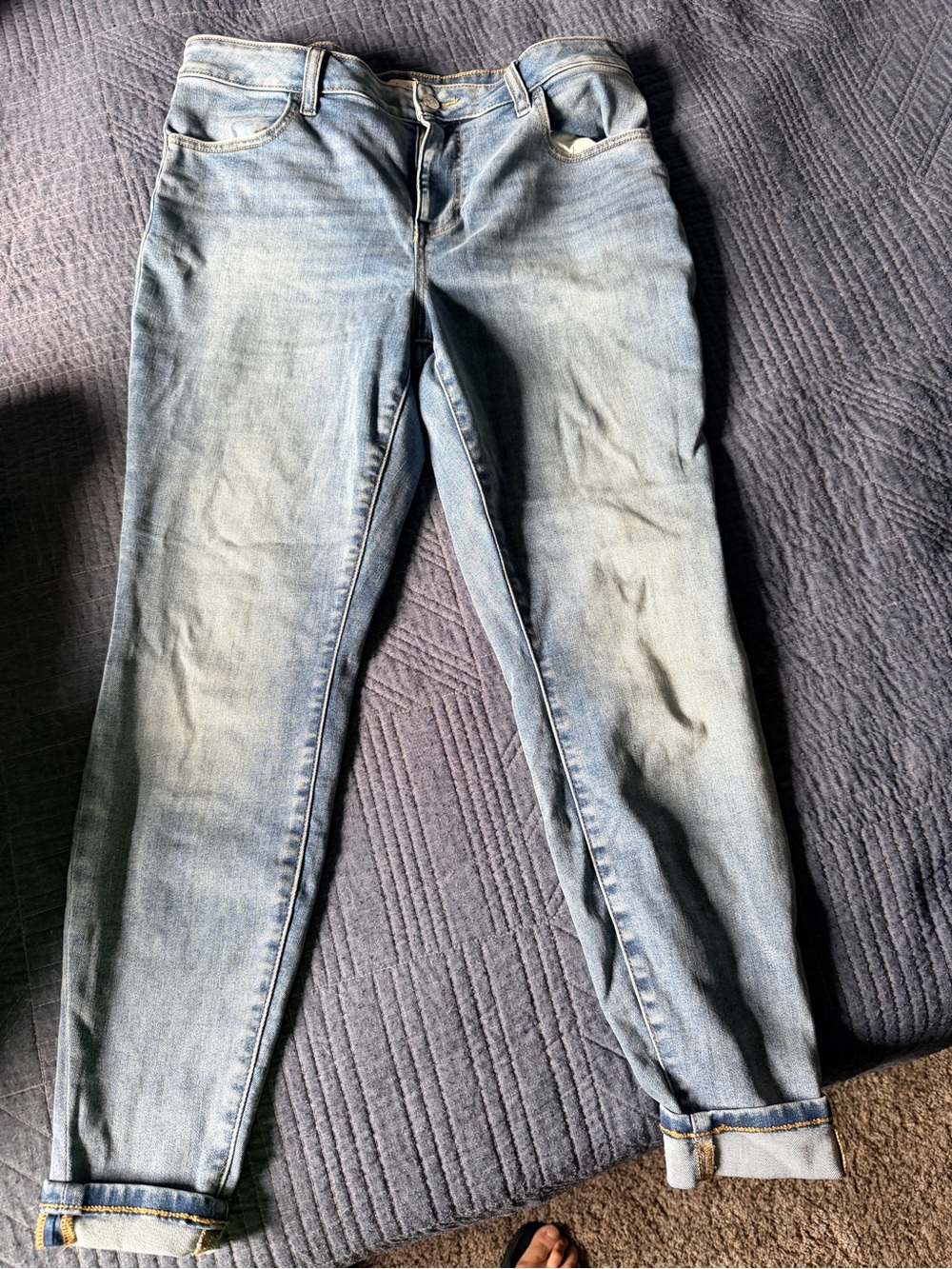Maurices Light Blue Skinny Jegging Jeans